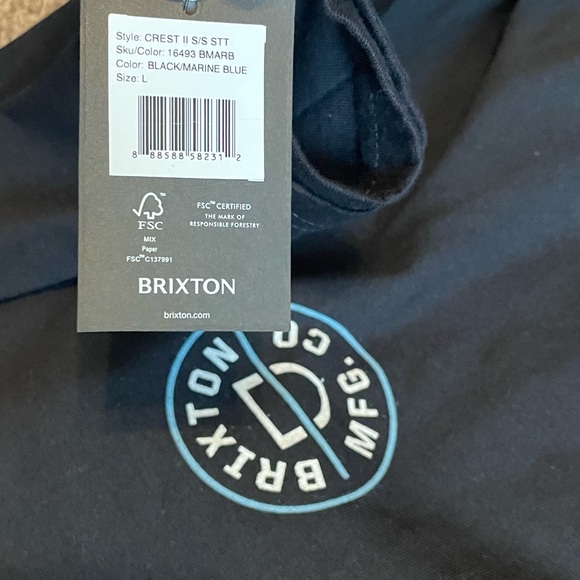 Brixton shirt size Large - Picture 3 of 4